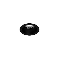 Downlight DEEP BIJOU IP65 1.0 rigide, avec ressorts à lames IP65, mat, noir profond gradable