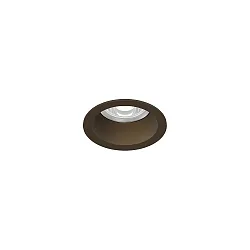 Downlight DEEP BIJOU IP65 1.0 rigide, avec ressorts à lames IP65, bronze, mat gradable