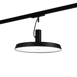 Luminaire suspendu triphasé ROOMOR OFFICE ON TRACK 1.0 IP20, noir mat gradable