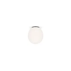 Luminaire de plafond DRO 1.0 - Ø 12.5CM ovale G9 IP20, blanc opale, noir mat gradable