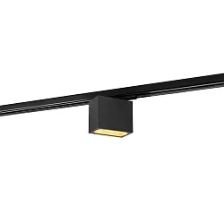 1-phase spot PIRRO OPAL ON TRACK 2.0 incl. 1-phase adapter IP20, gold, black matt dimmable