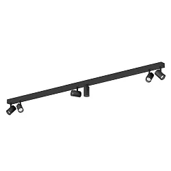 Rampe de projecteurs CENO 6.0 6 flammes, pivotant à la cardan IP20, noir mat gradable
