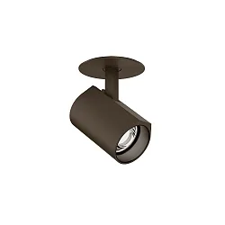 Luminaire de plafond CENO 1.0 Dim-To-Warm, avec ressorts à lames, pivotant à la cardan, montage semi-enfoui IP20