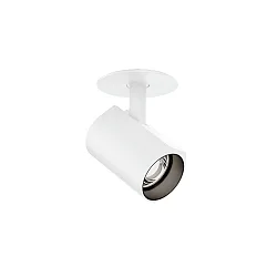 Luminaire de plafond CENO 1.0 avec ressorts à lames, pivotant à la cardan, montage semi-enfoui IP20, mat