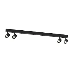 Luminaire de surface CENO 4.0 4 flammes, pivotant, rotatif IP20, noir gradable