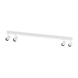 Luminaire de surface CENO 4.0 4 flammes, pivotant, rotatif IP20, blanche gradable