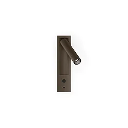Luminaire d'encastrement mural  MATCH SEMI RECESSED SNOOZE 1.0 IP20, bronze gradable