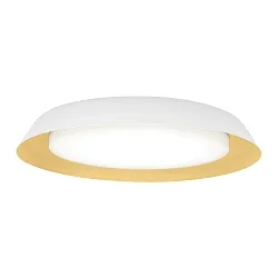 Applique et plafonnier TOWNA 2.0 grand IP44, or, blanche gradable