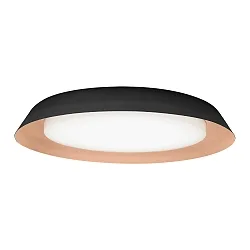 Applique et plafonnier TOWNA 2.0 grand IP44, cuivre, noir gradable