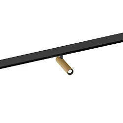 Projecteur sur rail MATCH ON STREX 1.0 avec adaptateur IP20, champagne, noir mat 