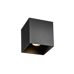 Luminaire de plafond BOX CEILING SURF 1.0 à 1 flamme, contrôlable par DALI IP20, noir mat gradable