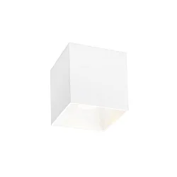 Luminaire de plafond BOX CEILING SURF 1.0 à 1 flamme, contrôlable par DALI IP20, blanc mat gradable