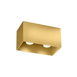 Luminaire de plafond BOX CEILING SURF 2.0 à 2 flammes IP20, or gradable