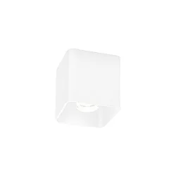 Luminaire de plafond DOCUS CEILING SURF 1.0 à 1 flamme, contrôlable par DALI IP20, blanc mat gradable