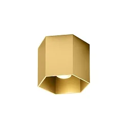 Luminaire de plafond HEXO CEILING SURF 1.0 contrôlable par DALI IP20, or gradable