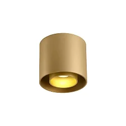 ceiling luminaire RAY CEILING SURF 1.0 1 flame, Dim-To-Warm IP20, gold dimmable