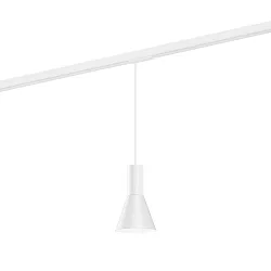 1-phase pendant luminaire ODREY ON TRACK 1.3 incl. 1-phase adapter GU10 IP20, white matt