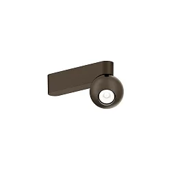 Luminaire de plafond LECA 1.0 à 1 flamme, pivotant à la cardan IP20, bronze gradable