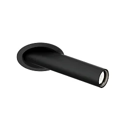 recessed spotlight MATCH SNEAK 1.0 swivelling IP20, black matt