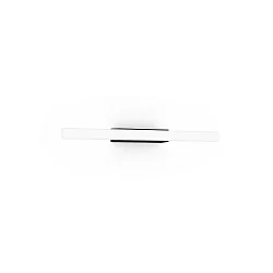 Luminaire mural LARRA OPAL 1.0 S14d IP20, noir mat gradable