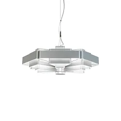 Luminaire à suspension J.J.W. 04 E27 IP20, argent gradable