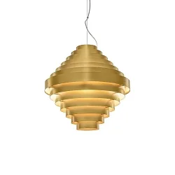 Luminaire à suspension J.J.W. 05 E27 IP20, or gradable