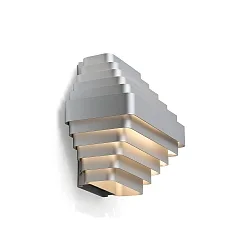 Luminaire mural J.J.W. 01 E27 IP20, argent gradable