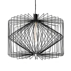 pendant luminaire WIRO 6.5 WIRO CEILING SUSP E27 IP20, black 
