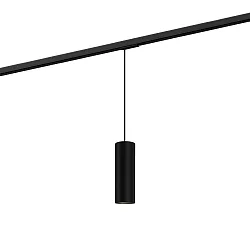 1- Luminaire à suspension monophasé RAY ON TRACK 2.0 - PAR16 cylindrique, court, avec adaptateur GU10 IP20, mat