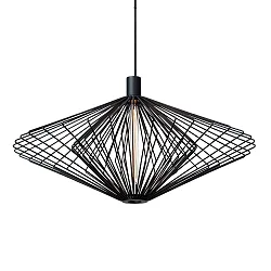 Luminaire à suspension WIRO 2.0 DIAMOND CEILING SUSP E27 IP20, noir 