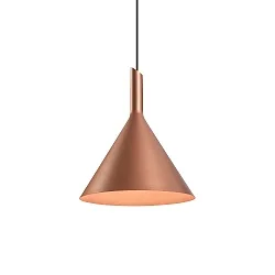 Luminaire à suspension SHIEK 3.0 sans rosette, avec câble ouvert E27 IP20, cuivre brossé gradable