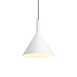 Luminaire à suspension SHIEK 3.0 sans rosette, avec câble ouvert E27 IP20, blanc mat gradable