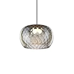 Luminaire à suspension WETRO 3.0 à 1 flamme, Dim-To-Warm IP20, couleurs fumée gradable
