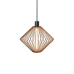 pendant luminaire WIRO 1.1 DIAMOND CEILING SUSP E27 IP20, copper 