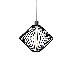 Luminaire à suspension WIRO 1.1 DIAMOND CEILING SUSP E27 IP20, noir 
