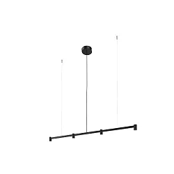 Luminaire à suspension TRACE CHANDELIER CEILING SUSP 1.0 IP20, noir mat gradable