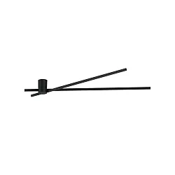 Luminaire de plafond FIL SPIN 1.0 avec bras articulé, indirect IP20, noir mat gradable