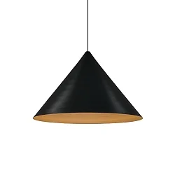 Luminaire à suspension DINOR 2.0 Dim-To-Warm IP20, or, noir gradable