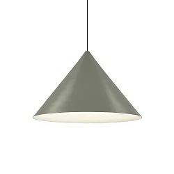 Luminaire à suspension DINOR 2.0 Dim-To-Warm IP20, vert, gris, blanche gradable
