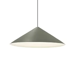 Luminaire à suspension DINOR 3.0 Dim-To-Warm IP20, vert, gris, blanche gradable