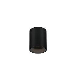 Downlight RAY MINI 1.0 Bas, cylindrique, version pour montage en surface IP20, noir mat gradable