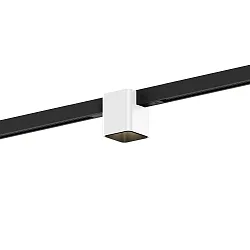 Projecteur sur rail DOCUS MINI ON STREX 1.0 avec adaptateur IP20, noir mat, blanc mat gradable