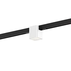 Projecteur sur rail DOCUS MINI ON STREX 1.0 avec adaptateur IP20, noir mat, blanc mat gradable