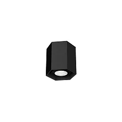 Downlight HEXO MINI 1.0 sans réflecteur GU10 IP20, noir mat