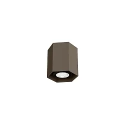 Downlight HEXO MINI 1.0 sans réflecteur GU10 IP20, bronze