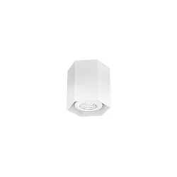 Downlight HEXO MINI 1.0 sans réflecteur GU10 IP20, blanc mat