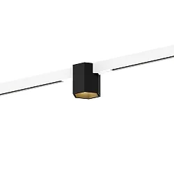 Projecteur sur rail HEXO ON STREX 1.0 avec adaptateur IP20, or, noir mat, blanc mat gradable