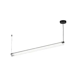 Luminaire à suspension FINELLE 1.0 avec diffuseur IP20, noir mat gradable