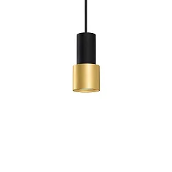 Luminaire à suspension ODREY CEILING SUSP 1.1 PAR16 GU10 IP20, or, noir mat 