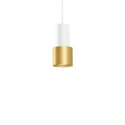 Luminaire à suspension ODREY CEILING SUSP 1.1 PAR16 GU10 IP20, or, blanc mat 